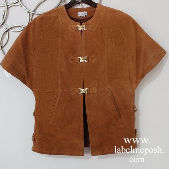 Soft Surroundings Other - Suede Cloak/Cape/Jacket